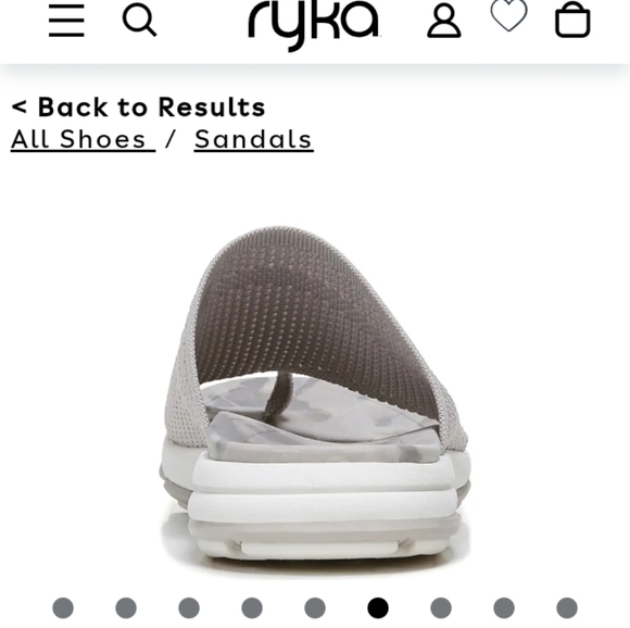 Ryka Desi Sandals 8.5 Wide - Picture 4 of 9